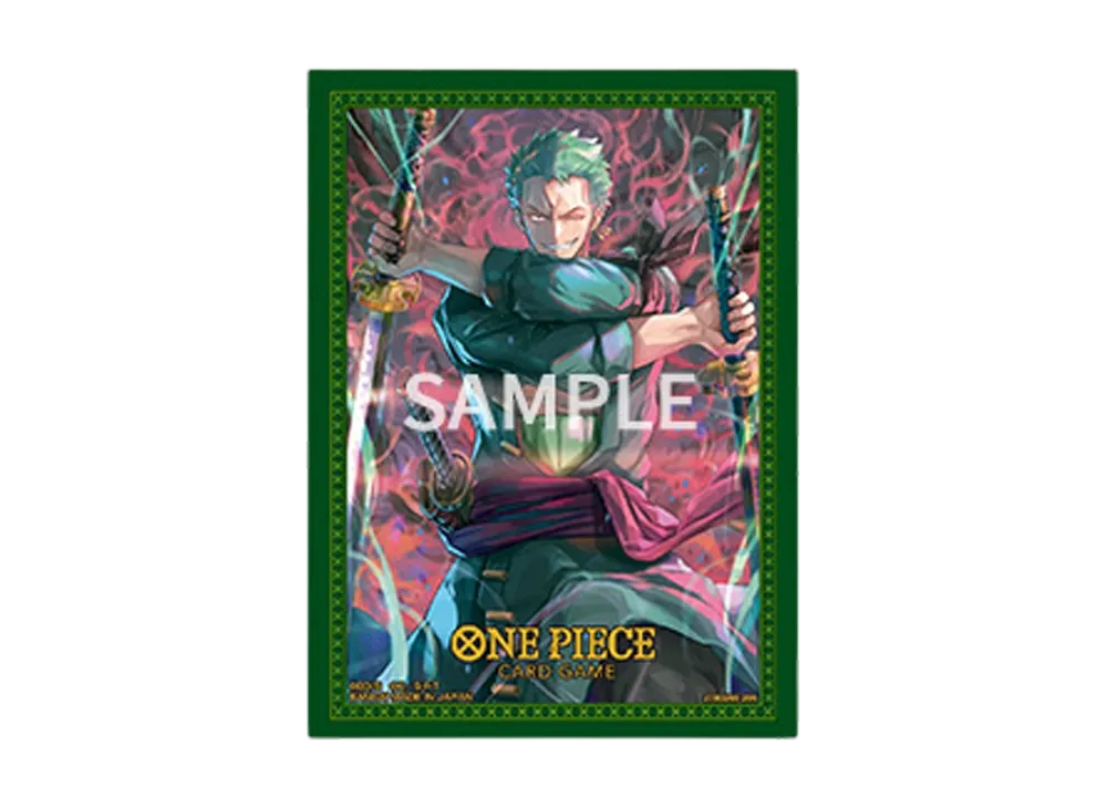One Piece Card Game Official Card Sleeve 11 Roronoa Zoro