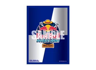 ONE PIECE Card Game Red Bull Double Don!! Promotion Sleeve Set