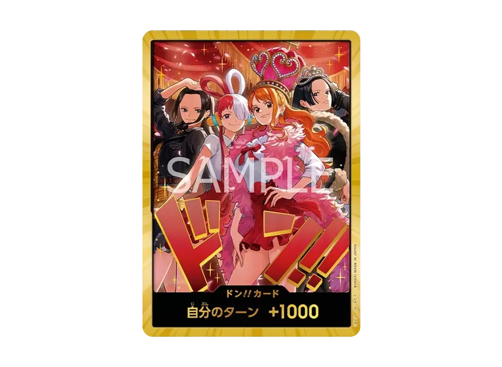 DON!! Card : Robin & Uta & Nami & Hancock Super Parallel