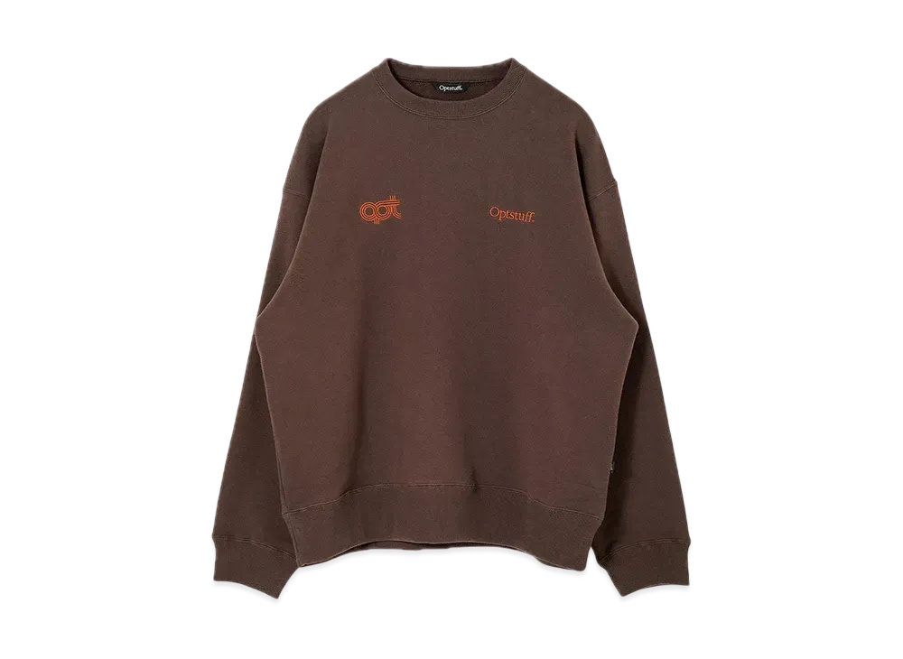 Optstuff Crewneck Sweat Shirt Circle Logo 