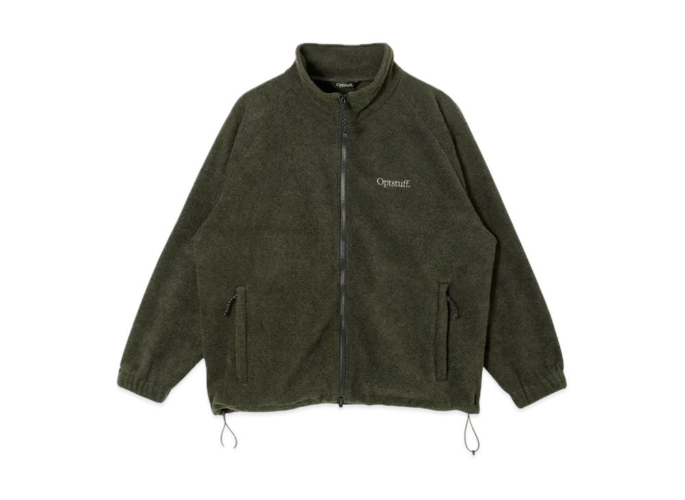 Optstuff Classic Fleece Full Zip Jacket "Deep Olive"