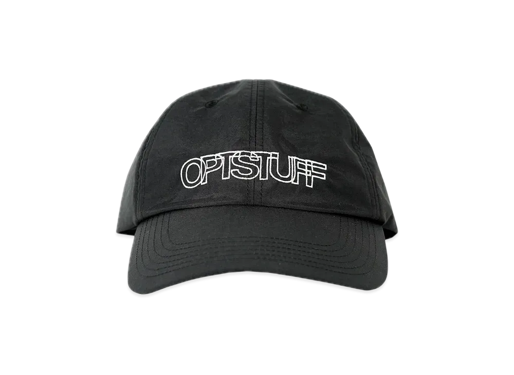 Optstuff Block Logo 6Panel Nylon Cap "Black"