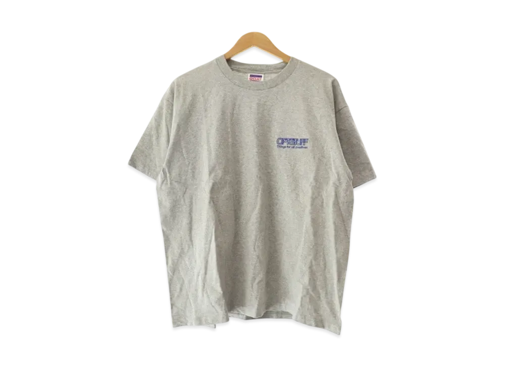 Optstuff x Goat Block Logo T-Shirt "Ash"