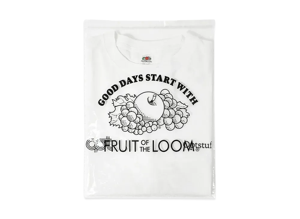 Optstuff x FRUIT OF THE LOOM Pack Tee "White/Black"