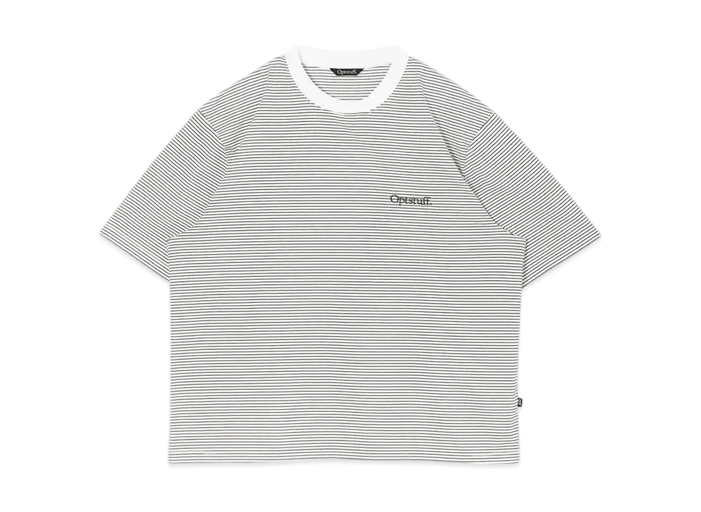 Optstuff Border T-Shirt "White"