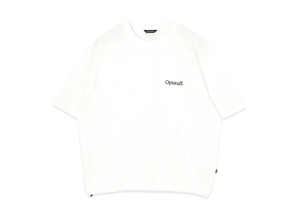 Optstuff Drawstring T-Shirt "White"