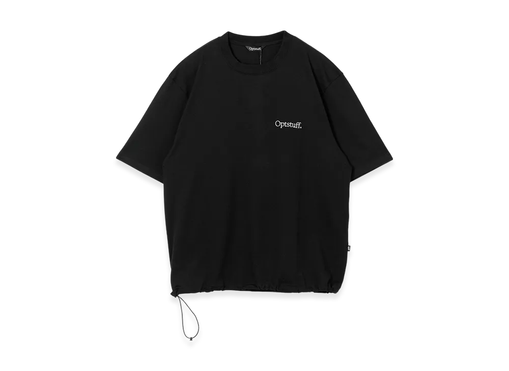 Optstuff Drawstring T-shirt "Black"