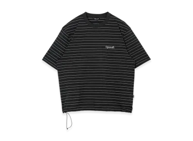 Optstuff Drawstring Classic Border T-Shirt "Black"
