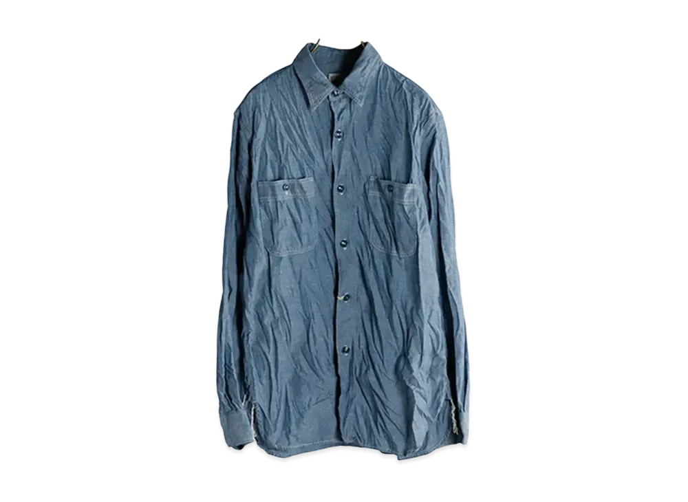 orSlow Chambray Work Shirt "2Year Wash"