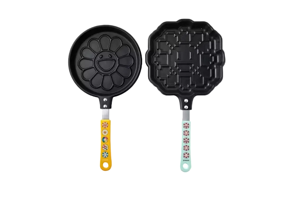 Kaikai Kiki -Takashi Murakami x Smart Magazine- Flower Pancake Maker Set of 2