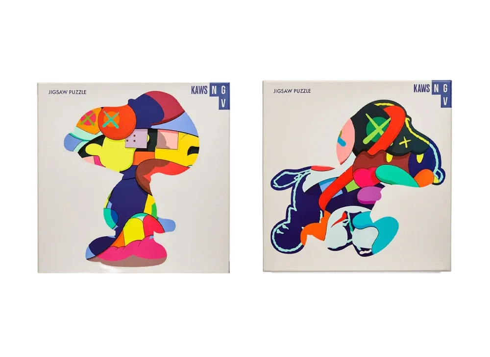 KAWS -Peanuts- Stay Steady & No Ones Home Jigsaw Puzzle (1,000 Pieces Each) Multi Set