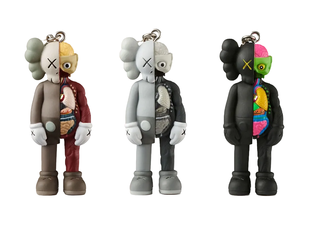 KAWS Tokyo First Flayed Companion Keychain (2021) Brown/Gray/Black KAWS Tokyo First Flayed Companion Keychain (2021) Brown/Gray/Black