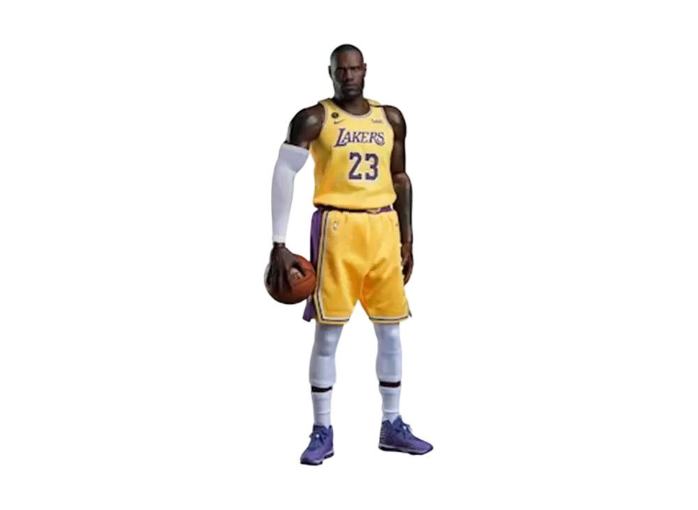 ENTERBAY "REAL MASTERPIECE" -NBA- 1/6 ACTION FIGURE LEBRON JAMES LA Lakers ver