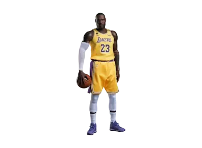 ENTERBAY "REAL MASTERPIECE" -NBA- 1/6 ACTION FIGURE LEBRON JAMES LA Lakers ver
