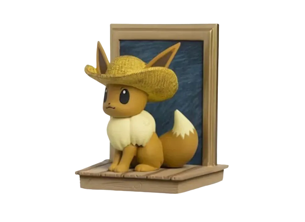 Pokemon Center / Van Gogh Museum -Pokemon- Eevee Figure