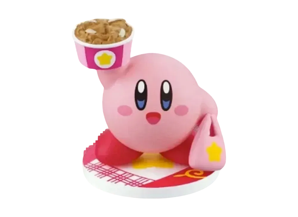 YOSHINOYA "Original figure 1st edition" -Kirby and Yoshinoya Manpuku Daisakusen- Omochikaeri