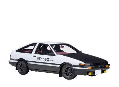 AUTOart -Initial D- 1/18 Toyota Sprinter Trueno (Ae86) "Project D" Final Version