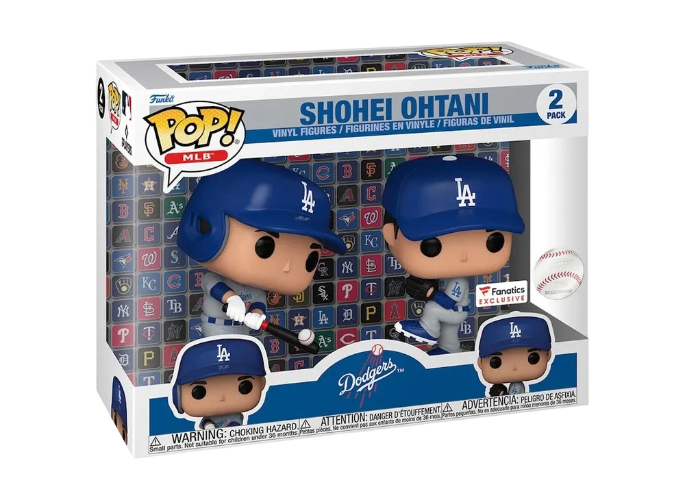 Funko "POP!" MLB La Dodgers Shohei Otani 2 Pack Away Uniform