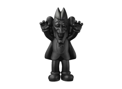 KAWS / General Mills -MONSTER CEREALS- Count Chocula Figure Black Edition