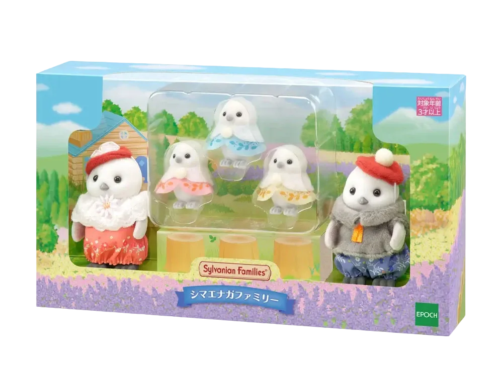 EPOCH "Sylvanian Families" Long-Tailed Tit Family