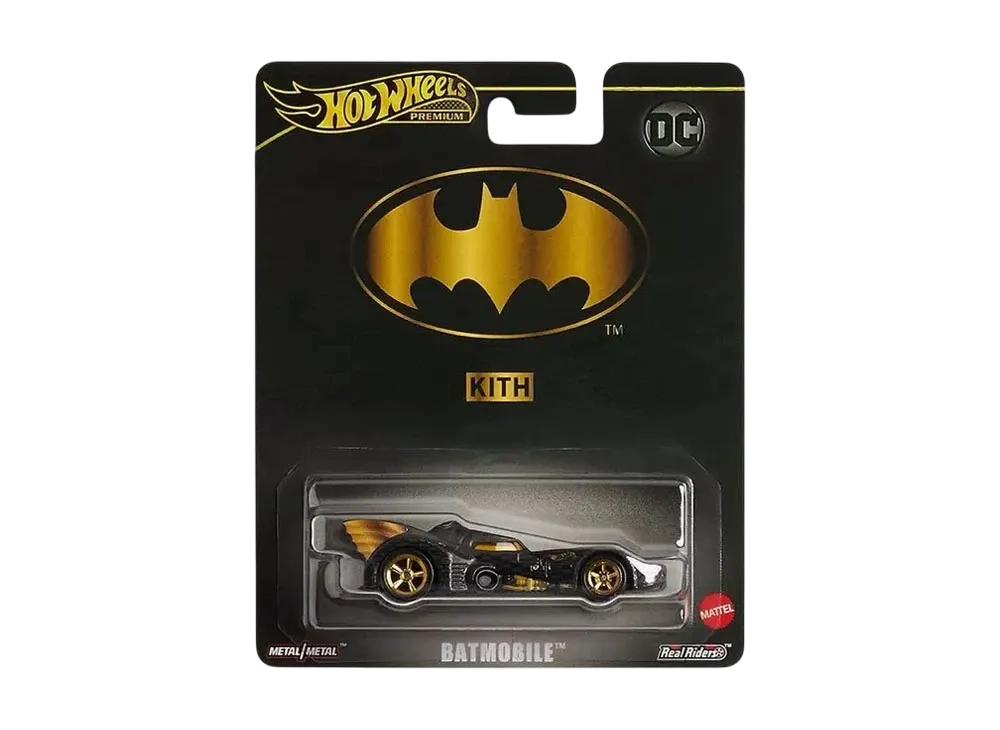 MATTEL / KITH "Hot Wheels Premium" -Batman- 1989 Batmobile Hot Wheels Version