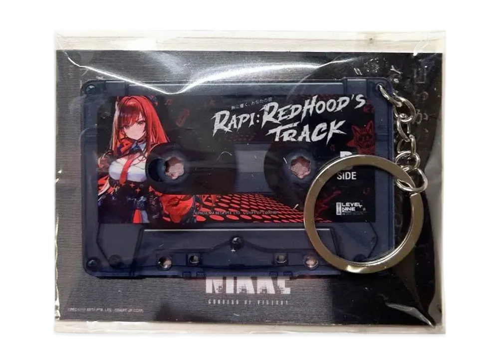 -Goddess of Victory: Nikke- Cassette Type Key Chain & Hologram Card B Side Rapi