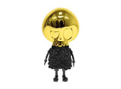 HOW2WORK -kasing lung x HOW2WORK HK- Tycoco (Black+Gold)