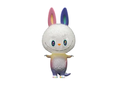 HOW2WORK -kasing lung x HOW2WORK HK- Mini Zimomo (White)