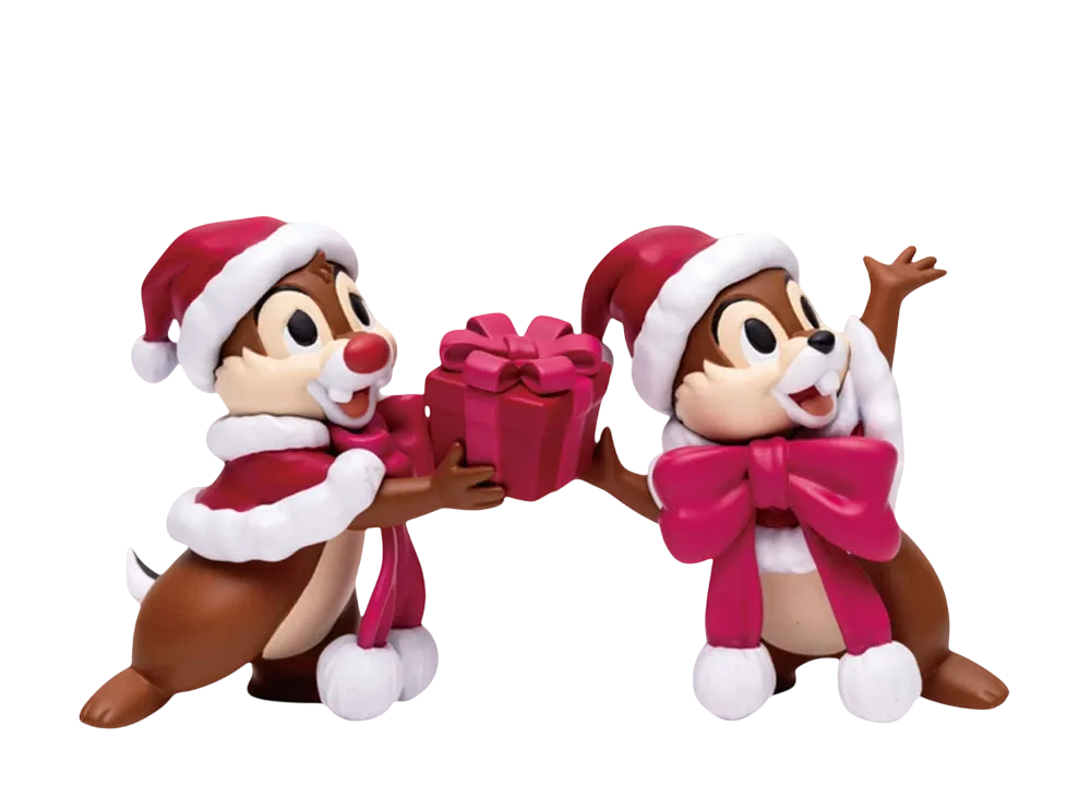 SUNNY SIDE UP "Happy Kuji" -DISNEY Christmas Ornament Kuji 2024- Figure Ornament Prize Chip & Dale