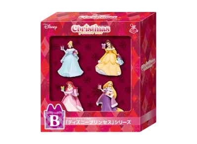 SUNNY SIDE UP "Happy Kuji" -DISNEY Christmas Ornament Kuji 2024- Special Complete Box Prize B "Disney Princess" Series