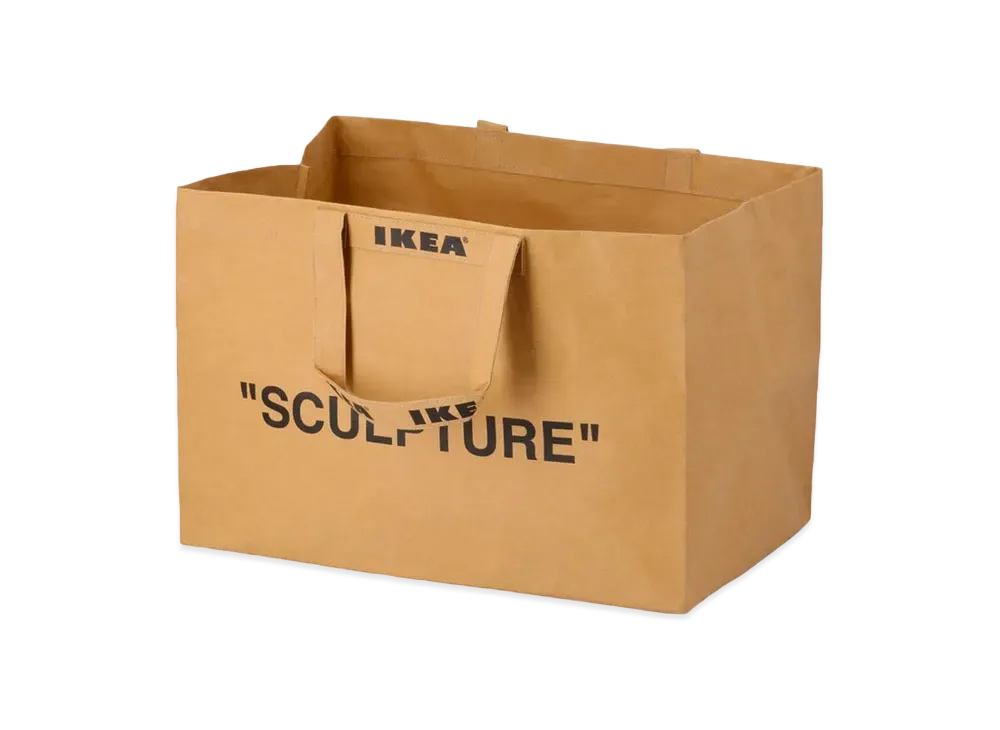 OFF-WHITE / IKEA MARKERAD Large Bag "Brown"