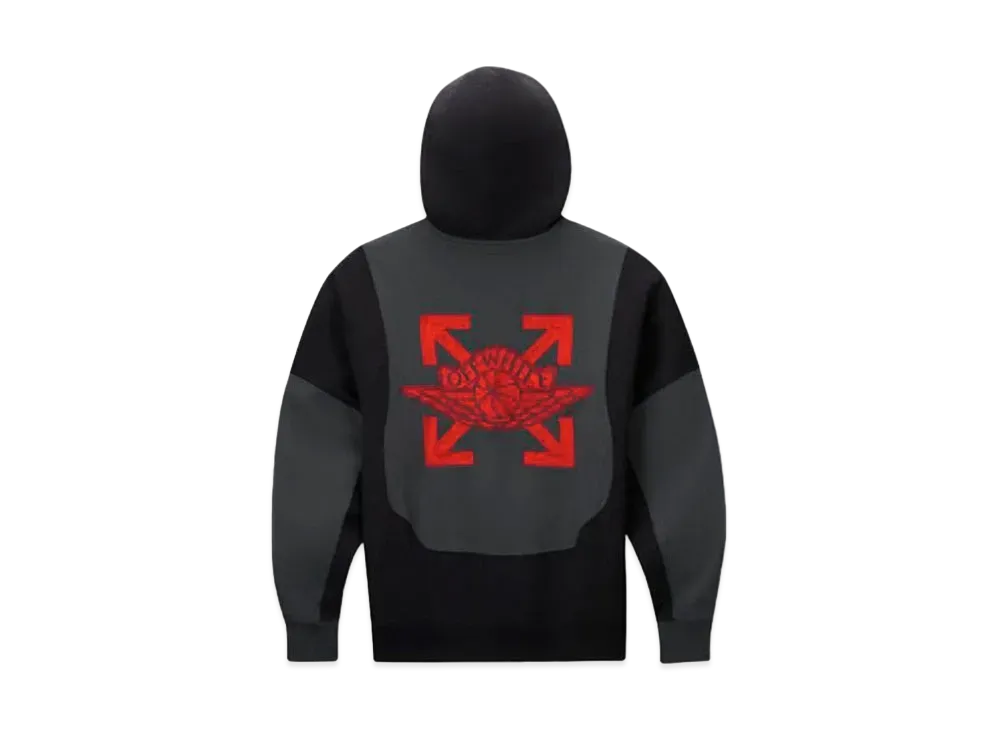 OFF-WHITE / Jordan Hoodie "Black"