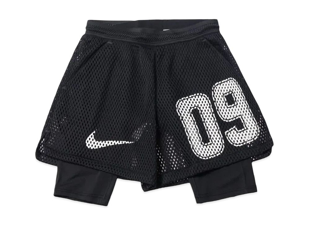 オフホワイト ナイキラボ マーキュリアル NRG ショート "ブラック" AH0376-010