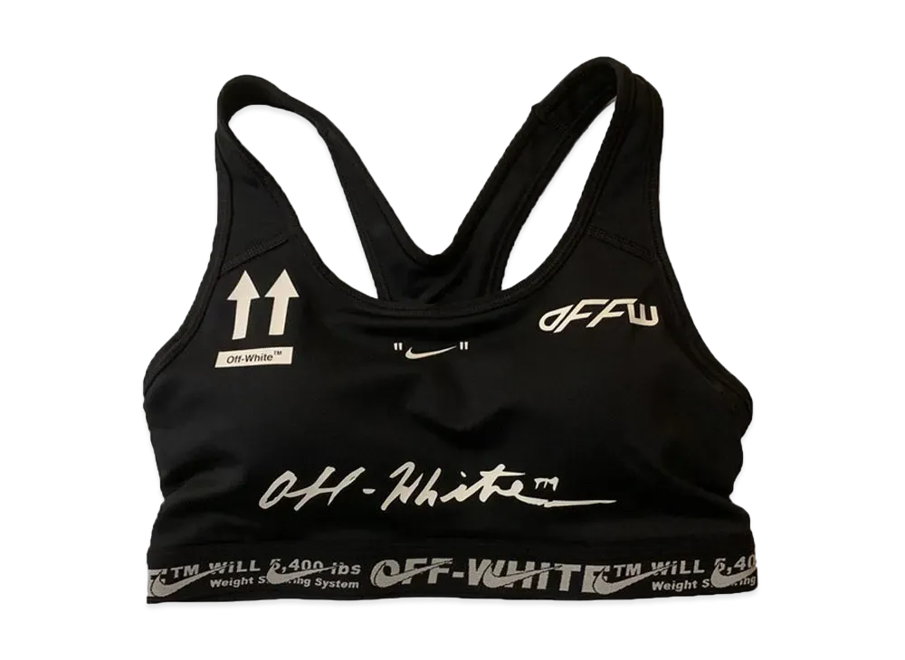 OFF-WHITE / Nike Sports Bra "Black"