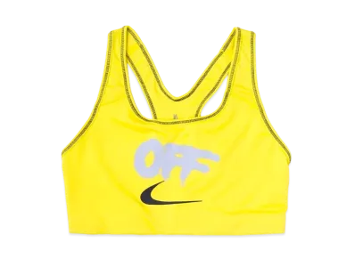 OFF-WHITE / Nike Women's Sports Bra "Yellow"