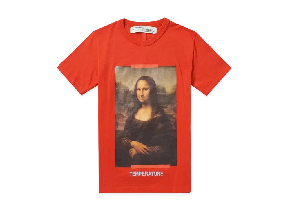 OFF-WHITE MONALISA SLIM TEE "Red"