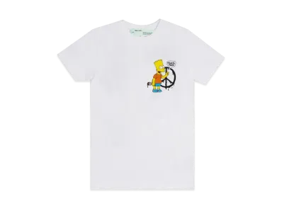 OFF-WHITE Bart Peace T-Shirt "White"