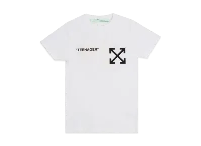 OFF-WHITE Flamed Bart T-Shirt "White"