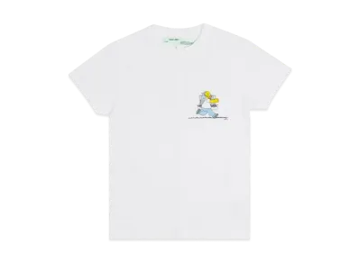 OFF-WHITE Homer And Bart T-Shirt "White"