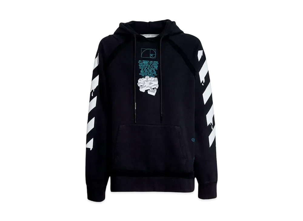 OFF-WHITE Dripping Arrows Incompiuto Hoodie "Black"