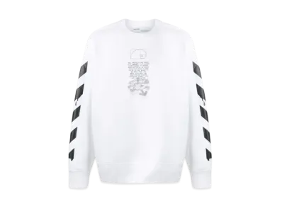 OFF-WHITE Dripping Arrows Incompiuto Sweatshirt "White"