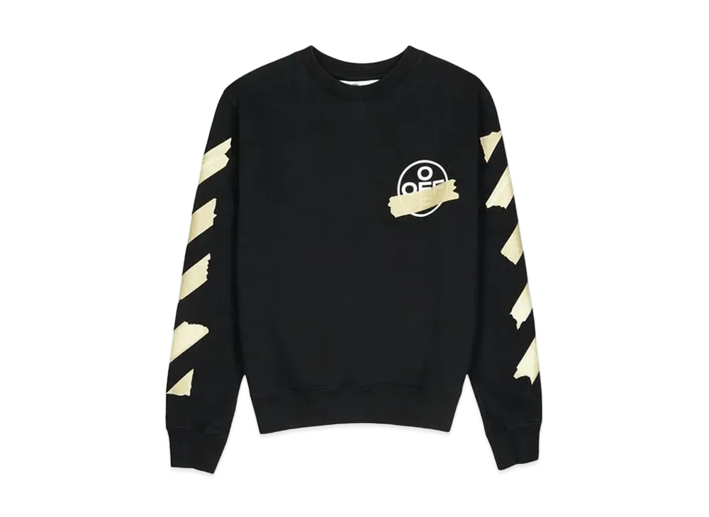 OFF-WHITE Tape Diag Arrows Sweatshirt "Black"