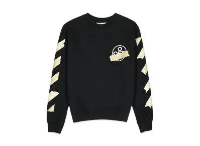 OFF-WHITE Tape Diag Arrows Sweatshirt "Black"