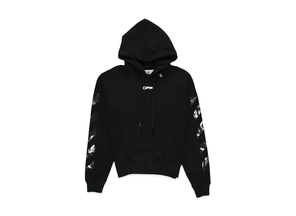 OFF-WHITE Caravaggio Square Over Hoodie "Black"