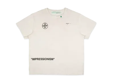 OFF-WHITE Oversized Diag Stencil T-Shirt "White"
