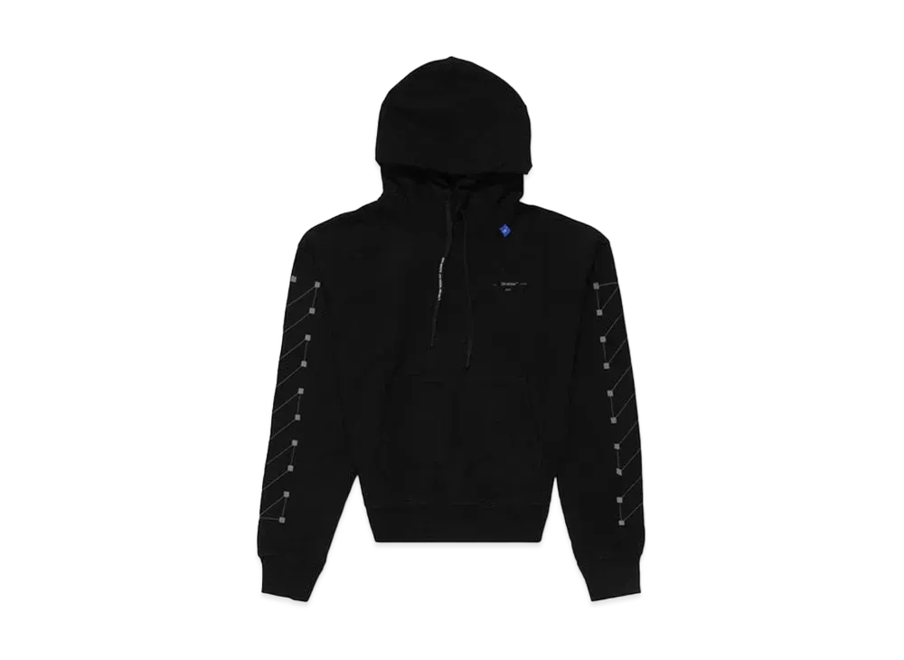 OFF-WHITE Diag Backbone Hoodie "Black"