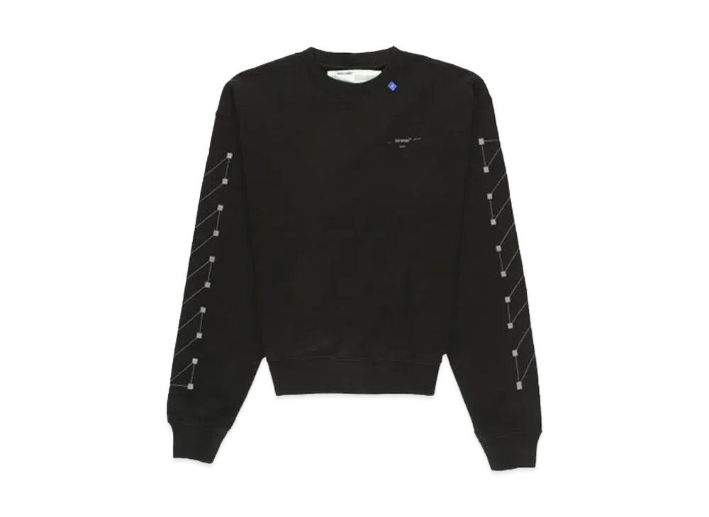 OFF-WHITE Diag Backbone Sweatshirt "Black"