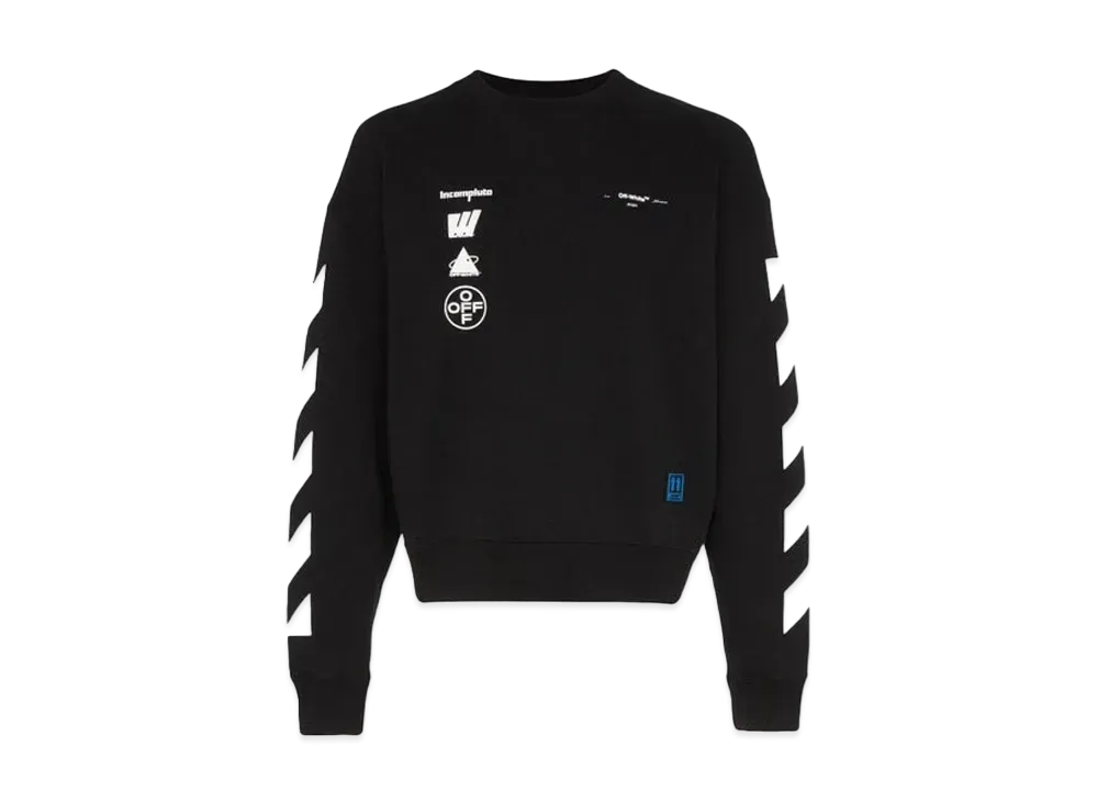 OFF-WHITE Diag Mariana De Silva Sweatshirt "Black"