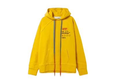 OFF-WHITE Oversized Industrial Y013 Hoodie "Yellow"