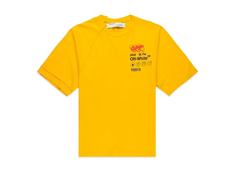 オフホワイト インダストリアル Y013 Tシャツ "イエロー"